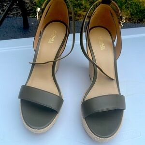 Michael Kors wedge sandals size 10